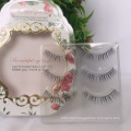 Hot selling Sharpened by hand Natural Slim Eye tail lengthened and Encrypted Tapered false strip eyelashes SG07